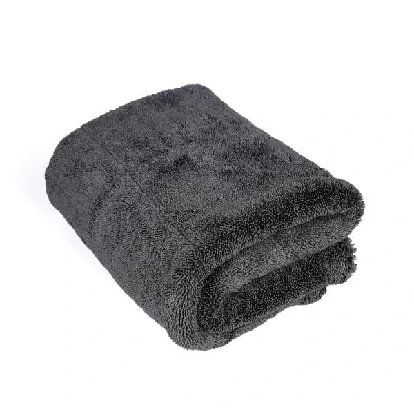 Hopvikt grå torkhandduk i microfiber
